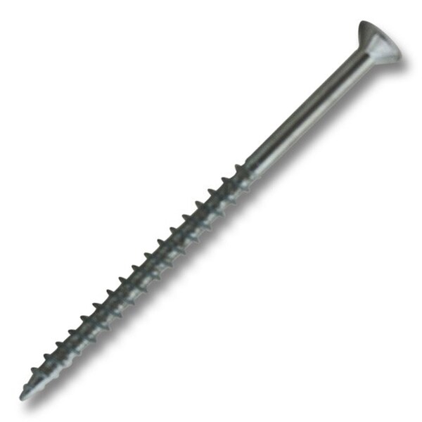 Csh Wood Screw, #8, 3 in, Zinc Plated Stainless Steel Flat Head Combination Phillips/Slotted Drive 0.FCC08300ZN17 - main